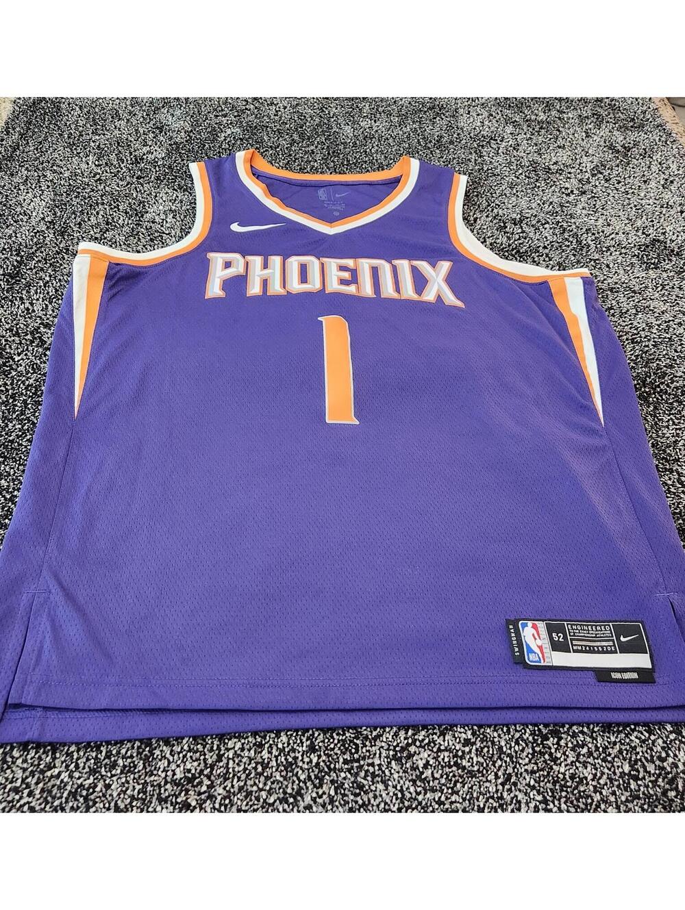 New Nike Phoenix Suns Icon Edition Devin Booker NBA Swingman Jersey Sz XL FB1811